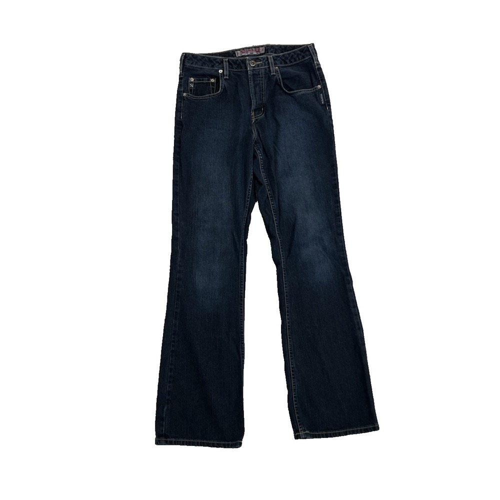 Vintage Silver Jeans Women's 30 30x32 Denim Button Fly L8618SU Boho Western EUC